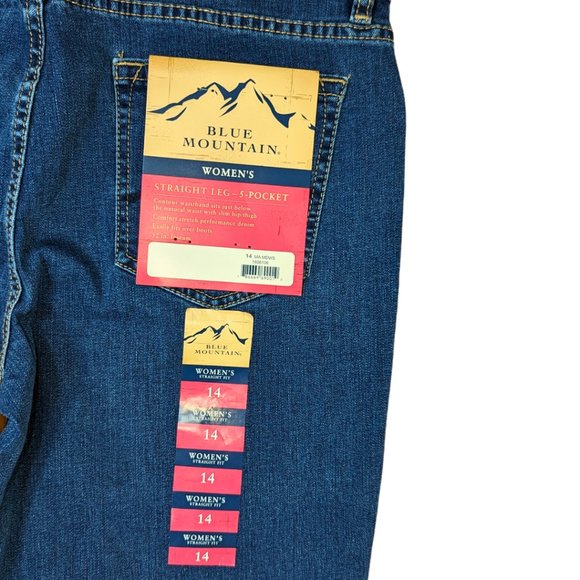Blue Mountain Jeans Blue Mountain Size 4 Nwt Straight Leg Classic